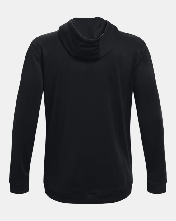 Men's Armour Fleece® Storm Hoodie, Black, pdpMainDesktop image number 6